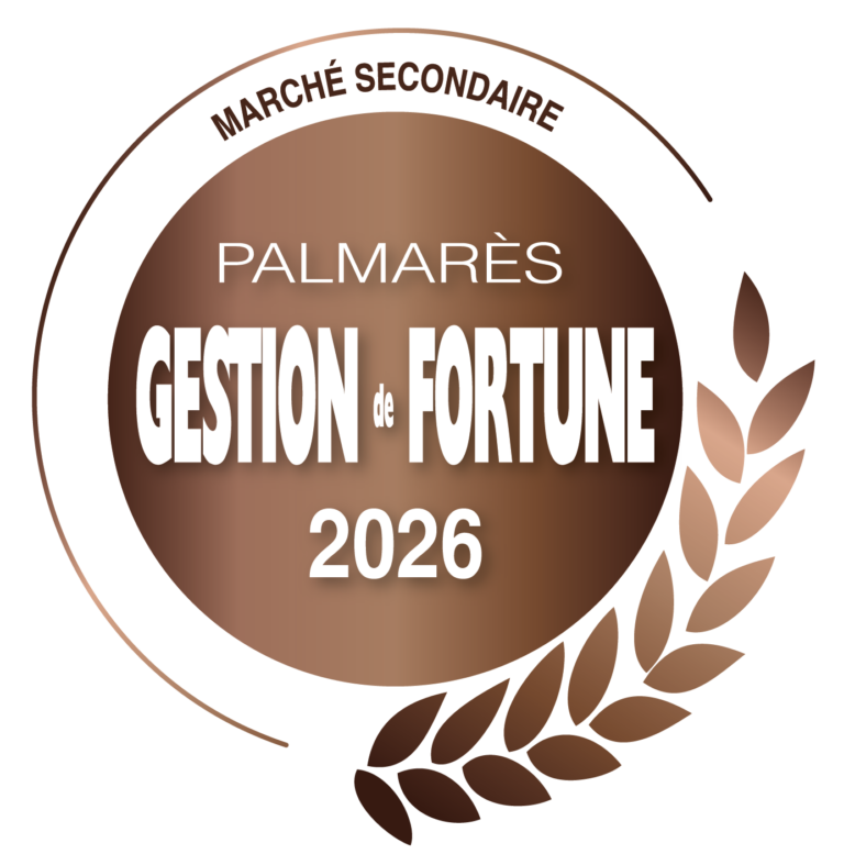 Logo Palmarès Gestion de fortune 2026 - marché secondaire
